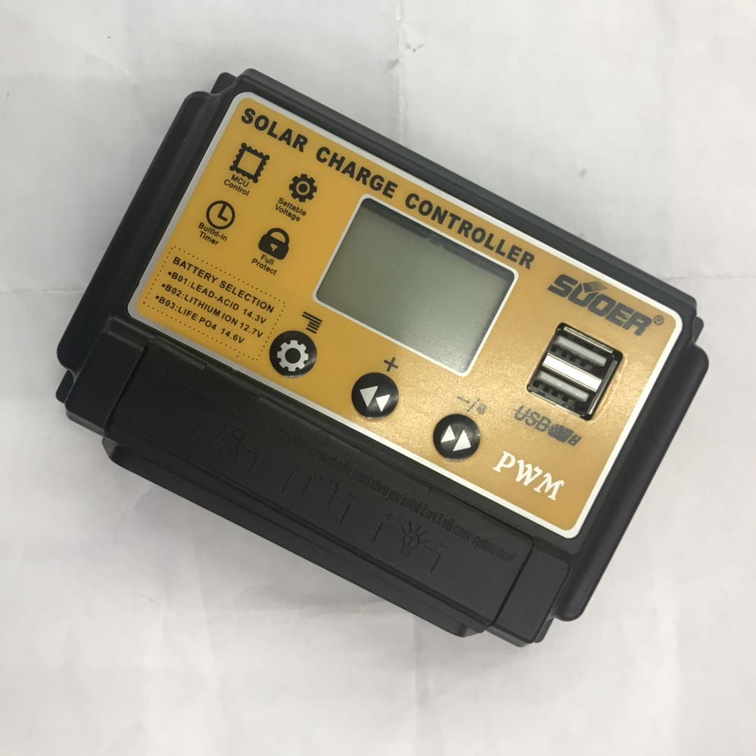 太阳能控制器全自动通用型路灯光伏发电控制器家用细节图