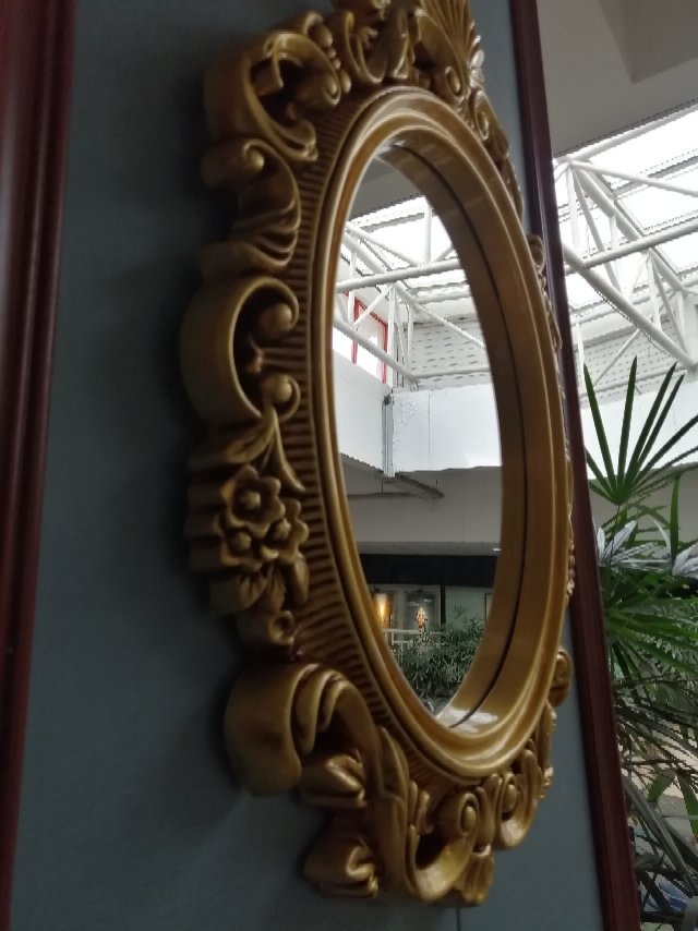 European Luxury Hollowed-Out Bathroom Mirror Mirror Hotel Villa Porch Decoration Mirror Specification drawing