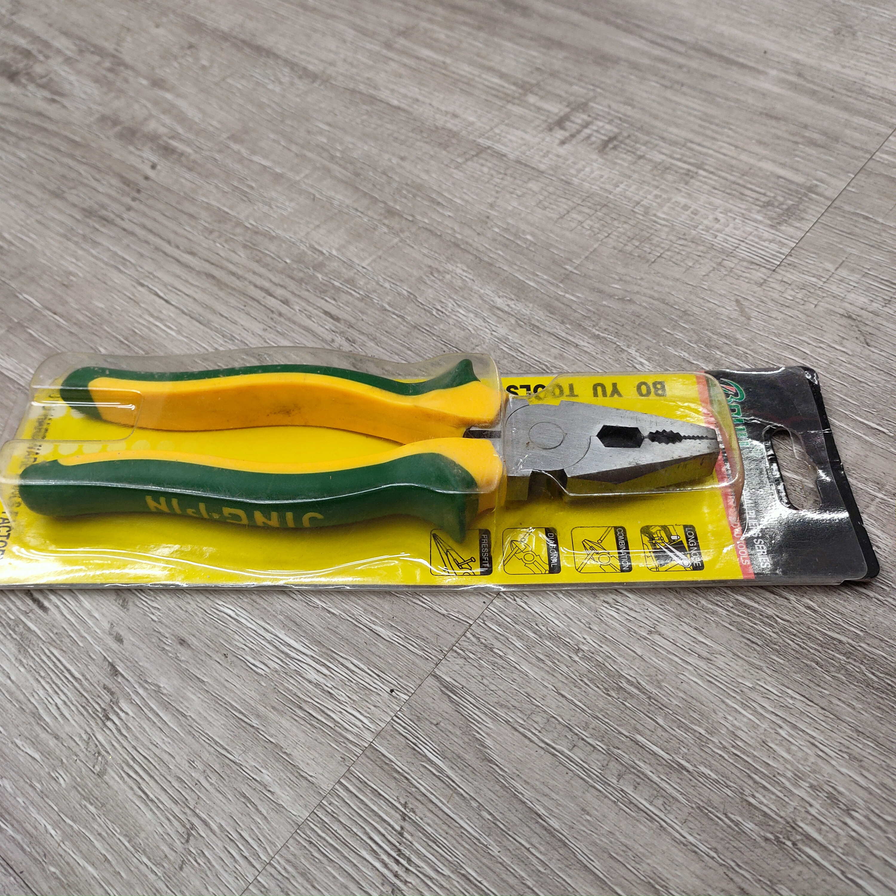 五金工具8寸钢丝钳工业级手钳子省力平口钳多功能老虎钳产品图