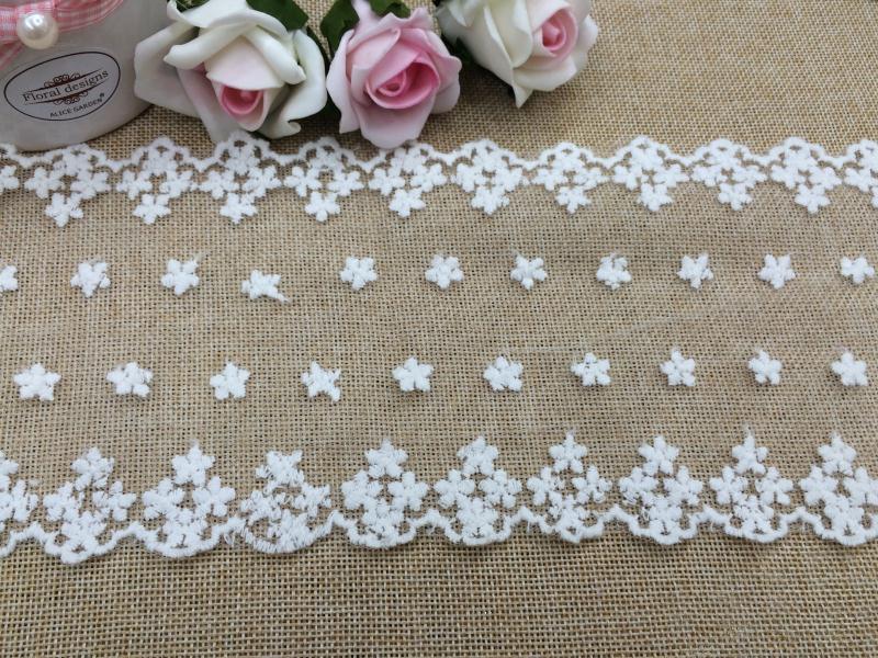 Guangdong fabric lace clothing accessories water-soluble embroidery lace nylon lace new style Specification image