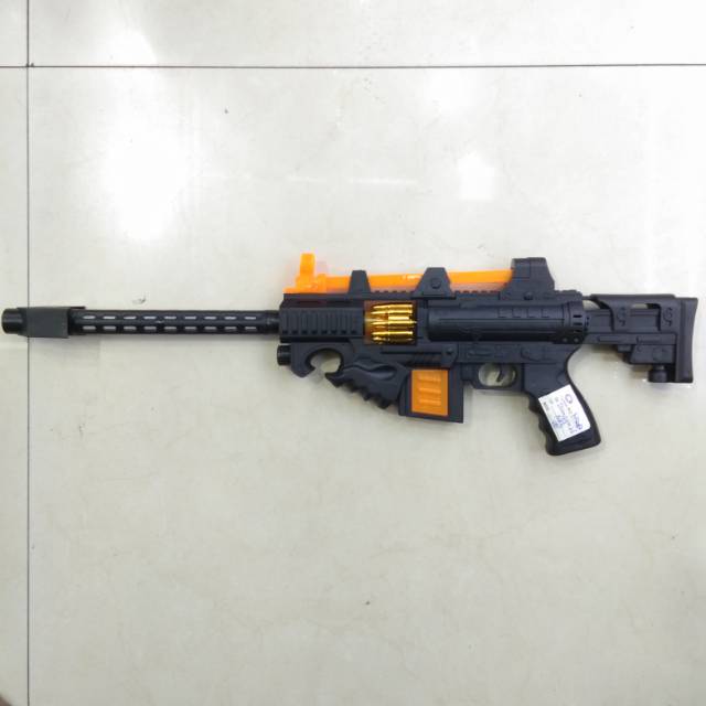 新款儿童益智玩具枪长款塑料电动玩具枪yh32183