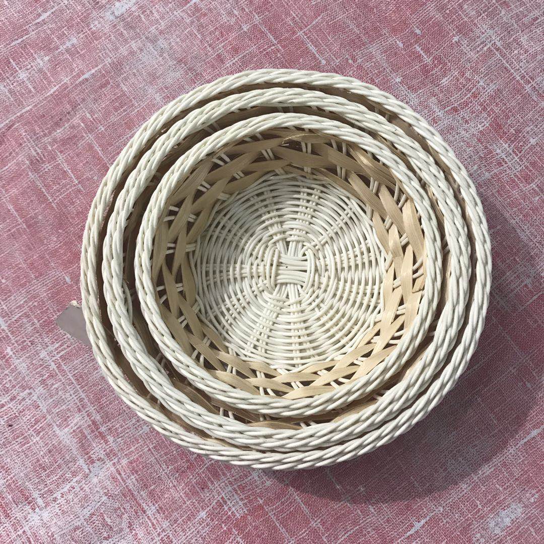 手工竹编果篮舞蹈演出摄影道具特色竹制品.图