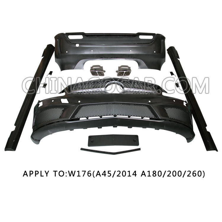Mercedes-benz A45 AMG exterior full body kit