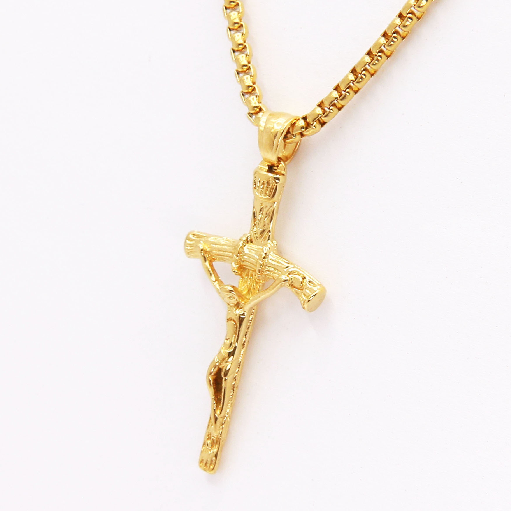 Catholic Christian Cross pendant Easter Jesus Cross necklace pendant thumbnail