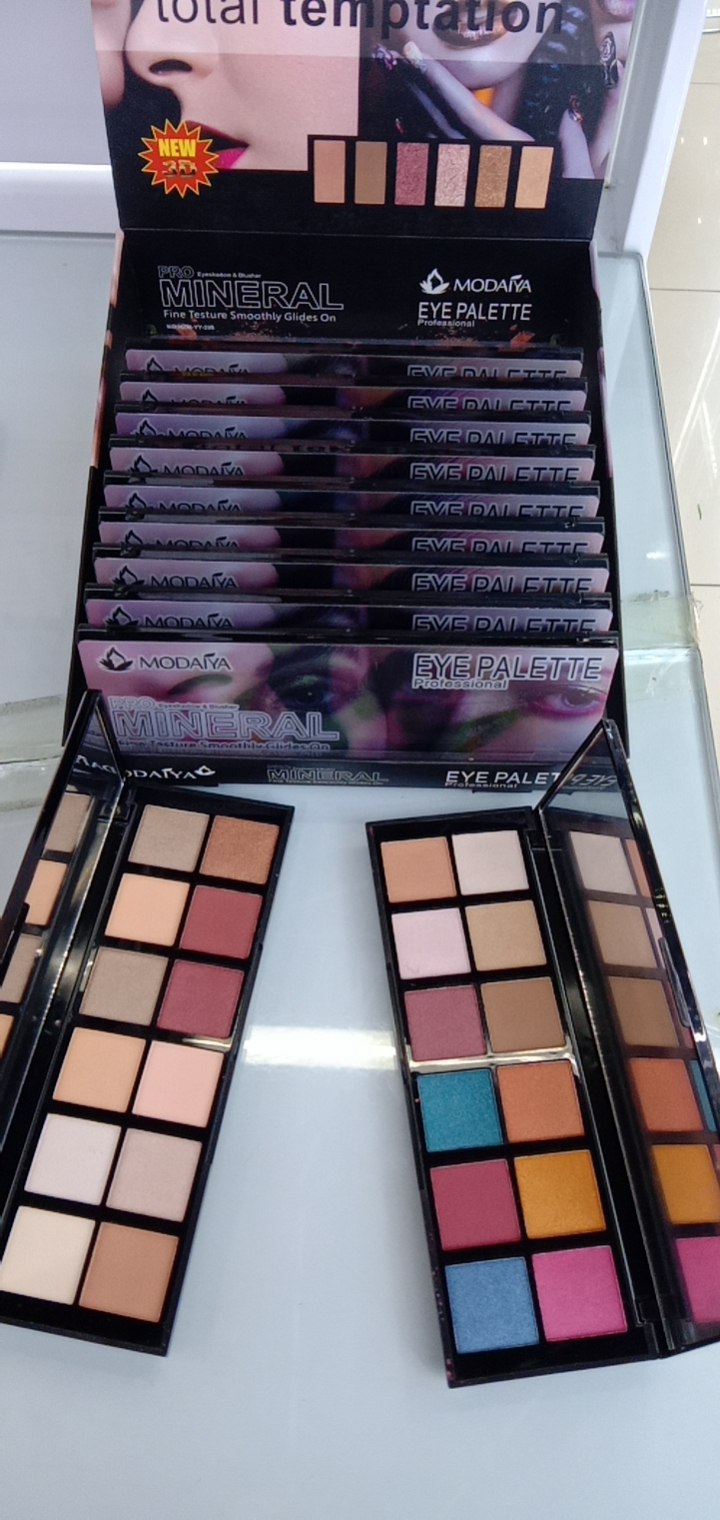 3D Facial makeup plate, eyeshadow blush, Contouring and highlighter all-in-one plate, CM19.5 details Picture