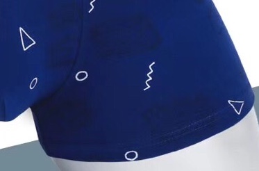 Weidelong men's printed elastic cotton headband flat-leg pants are moisture-absorbent, antibacterial, comfortable and breathable Specification image