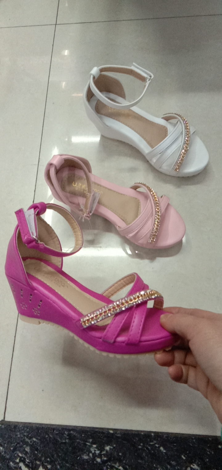 2023 spring fashion children's performance special Korean bow A- 01 women's sandals