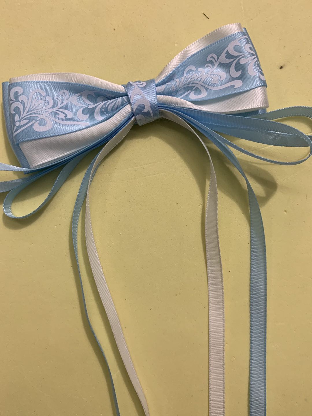 涤纶飘带蝴蝶结发饰服饰搭配工艺装饰配件