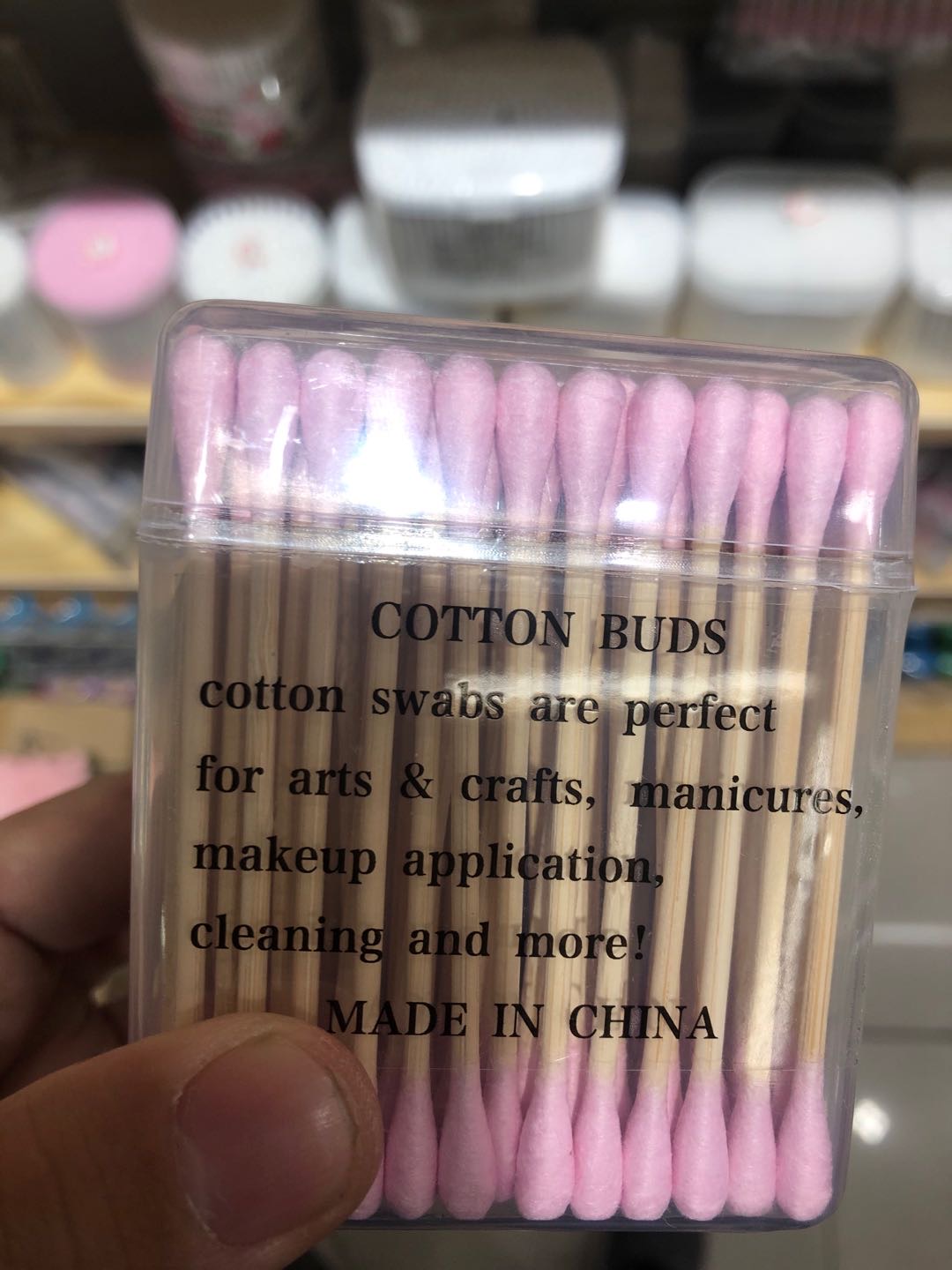 200 Bamboo Stick Cotton Double Head Cotton Swab Makeup Remover Cotton Swab Makeup Tool