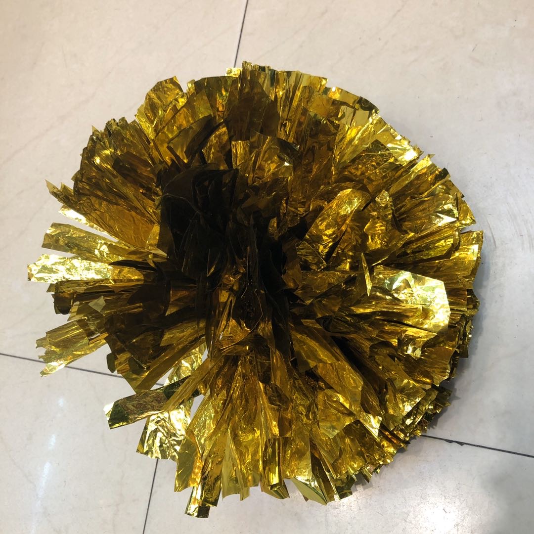 The cheerleading team hand flower cheerleading flower ball cheerleading flower ball colored madder flower hand dance performance thumbnail