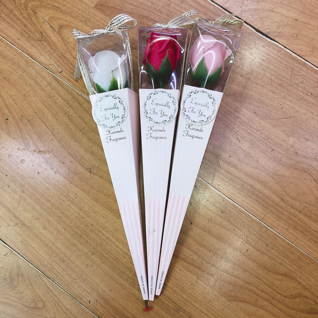 妇女节女神节女生节三八节单支香皂玫瑰康乃馨肥皂花圣诞情人节批发