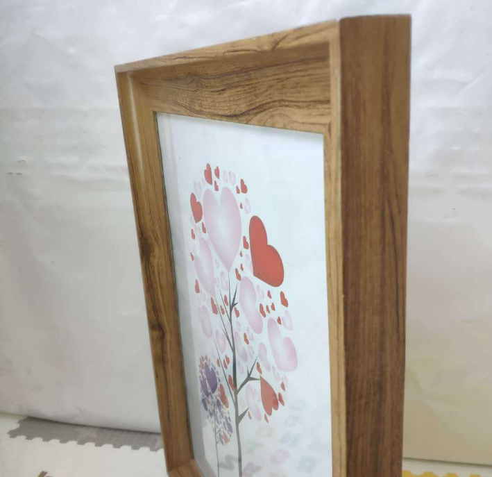New 16 - inch wood grain retro simple home decoration photo frame wedding anniversary details Picture