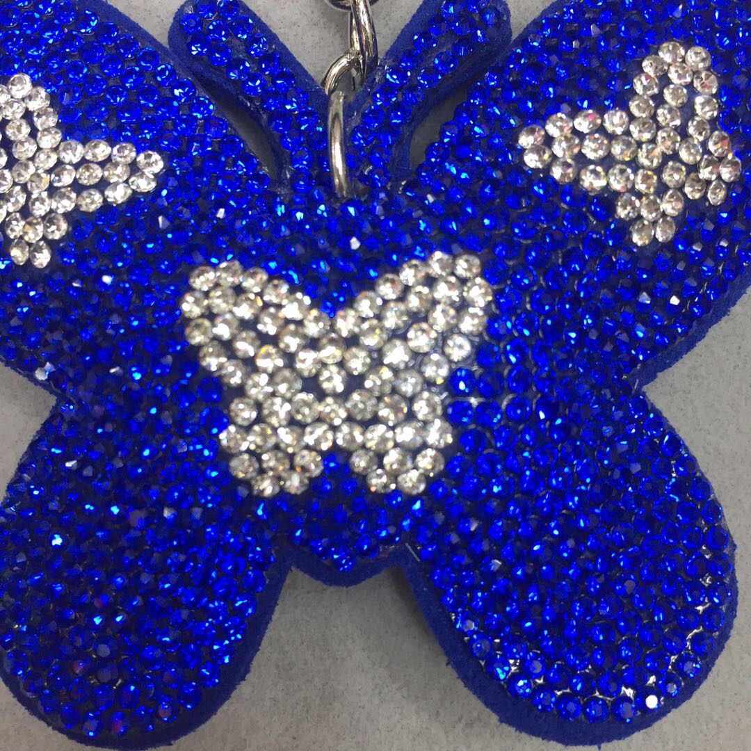 钥匙挂件箱包挂件水钻材质厂家直销产品图
