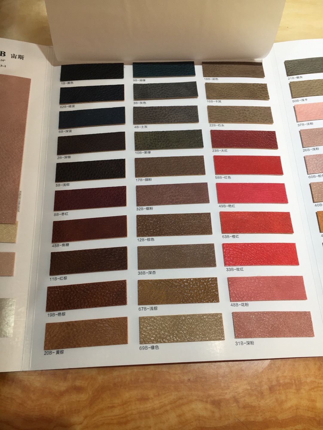 Zeus pu factory direct sales: 20 years of new luggage materials, decorative leather and transfer leather Specification image