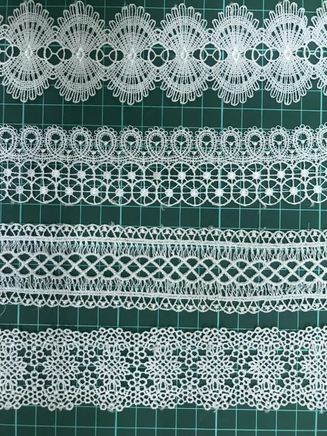New lace nylon water-soluble lace embroidery lace clothing lace