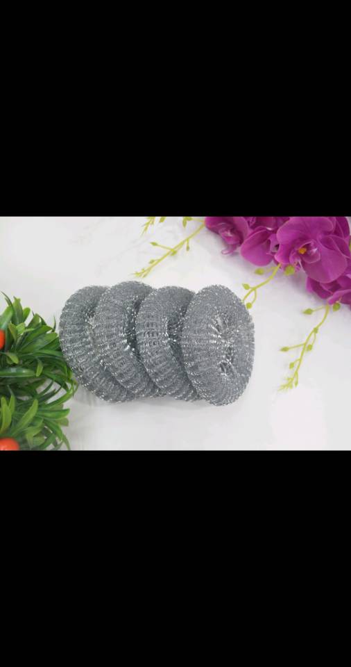 厂家直销镀锌钢丝清洁球清洁网球厨房擦锅刷碗钢丝球