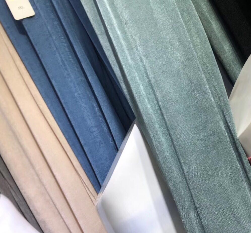 2020 new summer wide-leg pants for women: ice silk, vertical stripes, thin, loose, sporty straight-leg pants Specification image