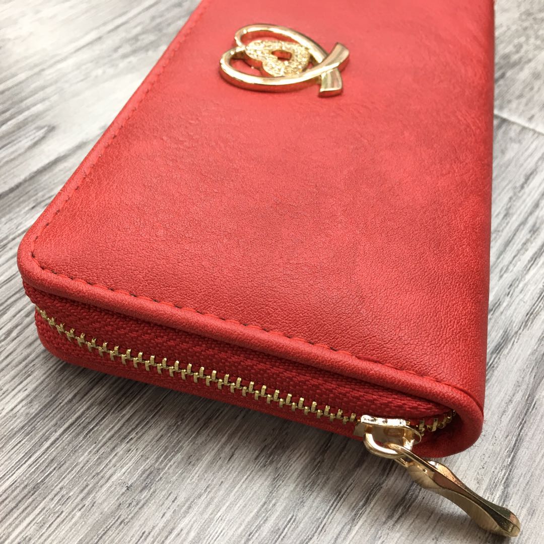 手包女PU女士手拿包新款牛皮钱包时尚拉链钱夹产品图