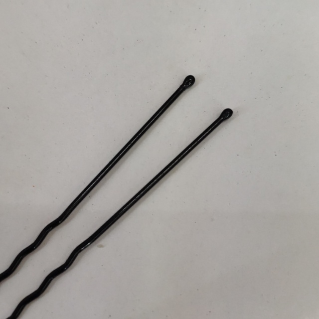 简约一字夹女生头饰黑色顶夹刘海夹产品图