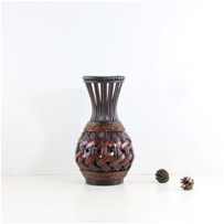 Manufacturers direct retro bamboo vase flower basket studio props flower arrangement soft decoration matching home thumbnail