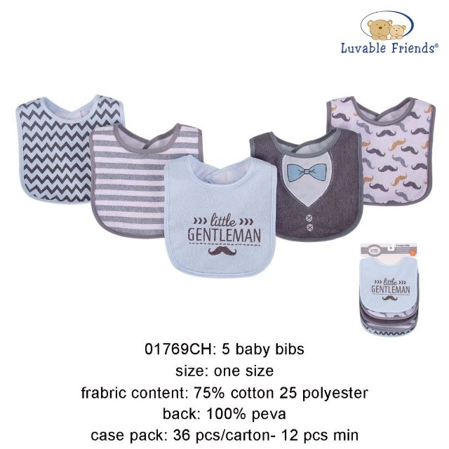 品牌防水儿童口水巾围兜细节图