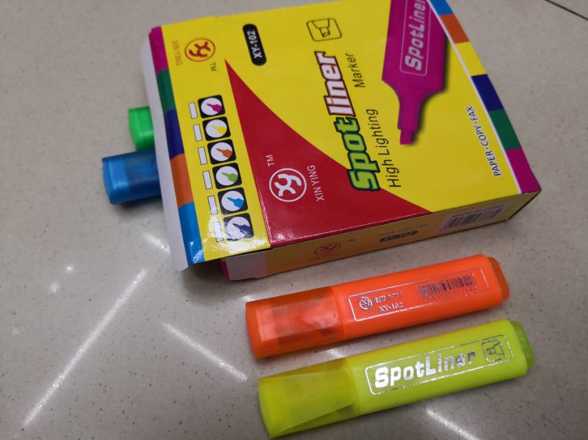 Beauty Pen Industry Office Culture Writing Tools Highlighter Large Capacity Candy Color Bright Student Pen Non-Toxic Highlighter Pen