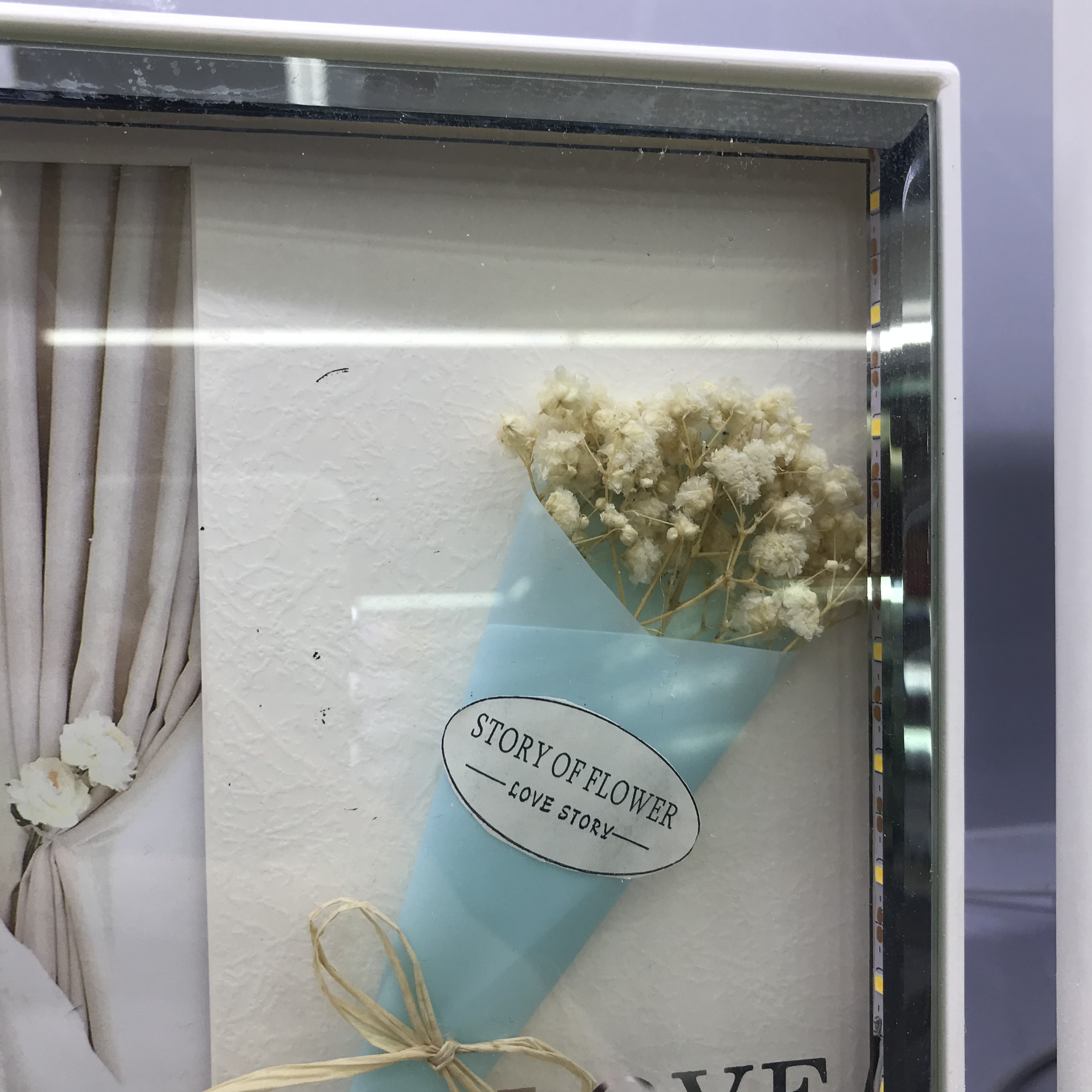 玻璃相框6 7 8 10寸摆台 定制洗照片 led台灯摆件 结婚纱影楼相架产品图