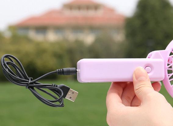 手持便携式电动小风扇迷你风扇usb充电小风扇随身学生折叠小风扇产品图