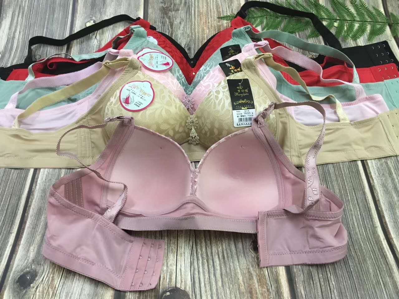 Foreign Trade Bra Lace Retraction Breast Women's Underwear Anti-Sag Adjusting Bra details Picture