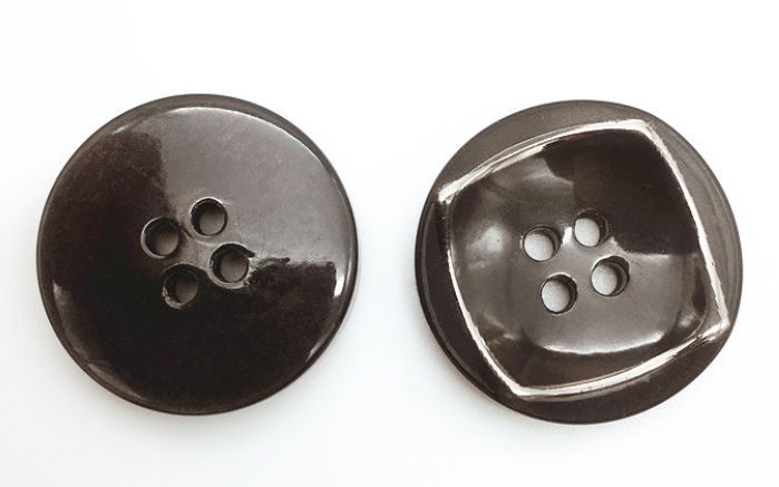 High-Grade Big Button Wholesale Coat Button Matte Resin Button details Picture