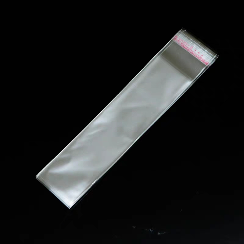以勒OPP袋现货笔袋玩具包装化妆品包装袋200个透明自粘袋7x34cm定制图