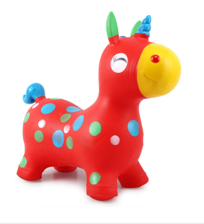 幼儿园跳跳马儿童充气骑马坐骑玩具无毒加大加厚小马婴儿木马小鹿