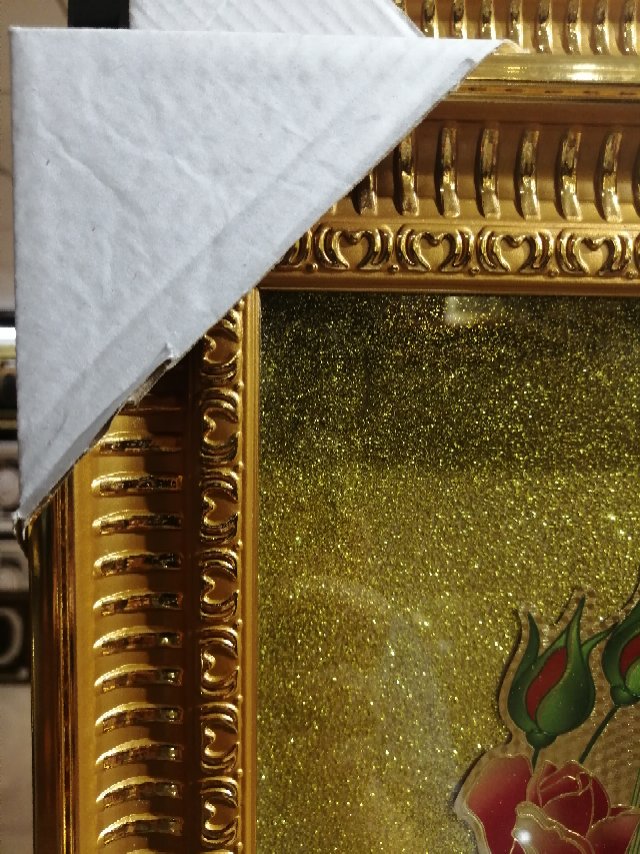 Muslim Gold Leaf Painting Heart Hanging Painting Arabic Painting Hanging Painting Decorative Painting Text Painting Background Wall Painting Specification drawing