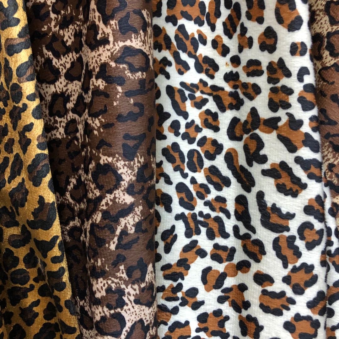 Short plush fabric, multi-patterned animal print series, factory direct sales of new season products Specification image