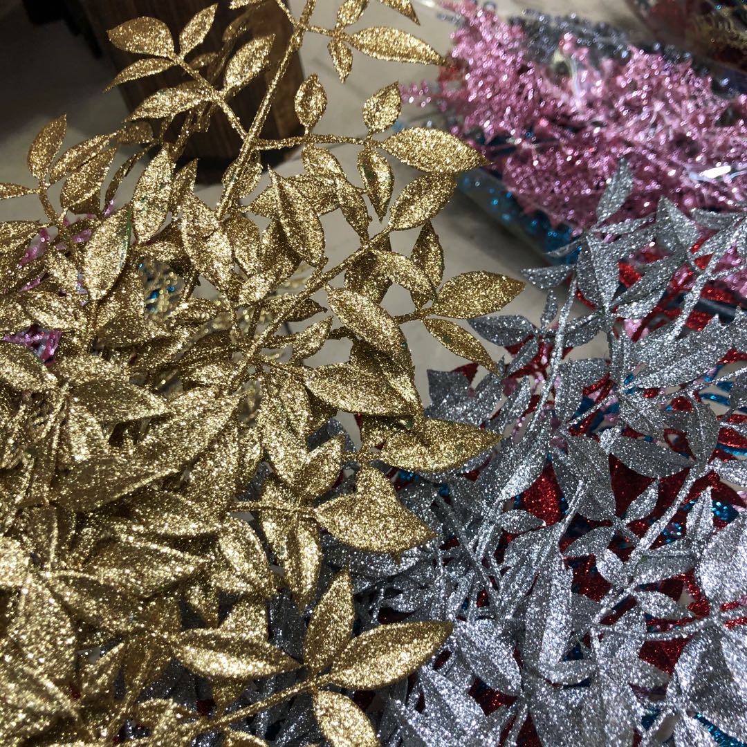 New gold powder-coated artificial plant decorative plants Specification image