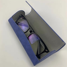 高档绒布眼镜盒太阳眼镜近视镜盒男女通用加厚护镜H515