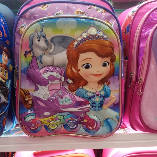 Sophia little princess children's schoolbag backpack cute little fresh thumbnail