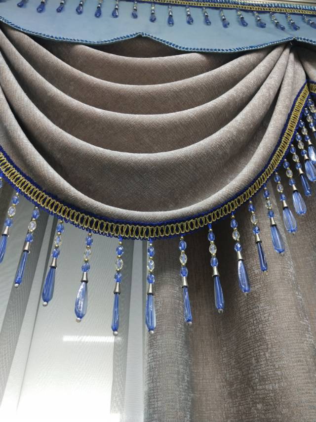 New style factory direct sales available for retail and wholesale of Kaxenier hollowed-out European-style curtains Specification image