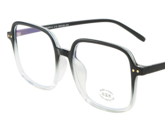 New Korean-style fashionable optical glasses for both men and women, large-framed square anti-blue light glasses Specification image