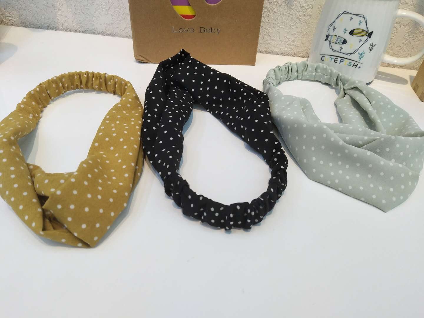 Fashion cross hair band thumbnail