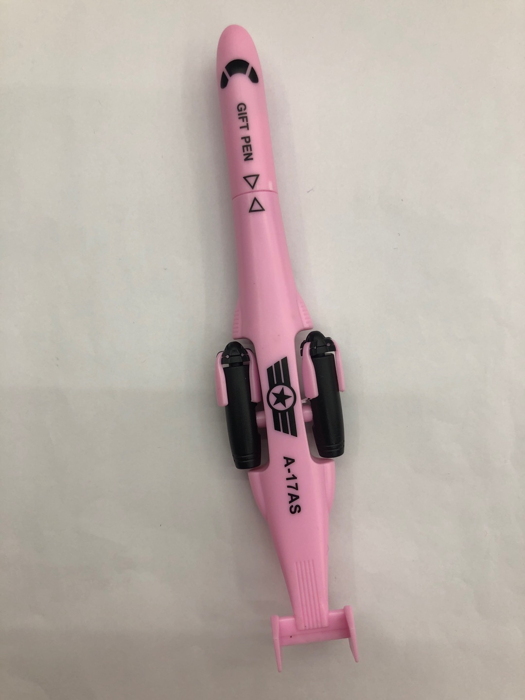 Wholesale of cute cartoon aircraft-shaped plastic thick bucket ballpoint pens from the manufacturer