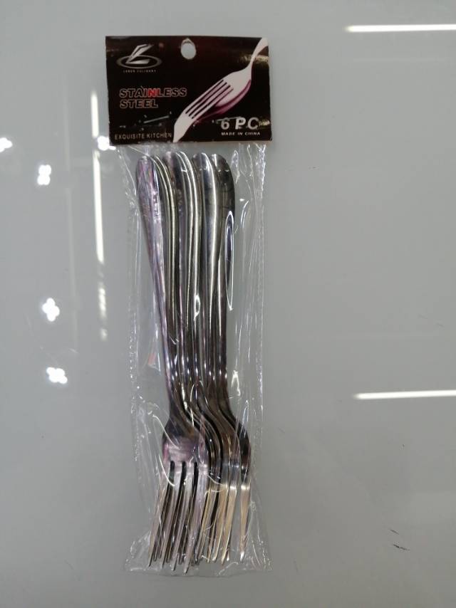 Stainless steel forks, household steak knives, Western tableware, main course forks, beef rib forks