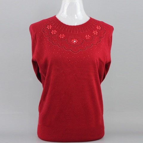 中老年女装春装新款针织衫打底衫中年妈妈装宽松套头上衣薄款毛衣产品图