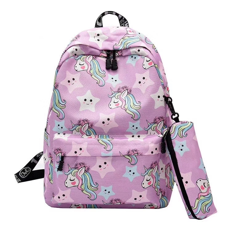 书包女日系简约高颜值背包百搭韩版森系高中大学生双肩包产品图