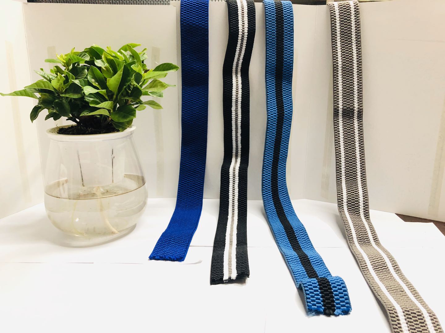 South Korea Webbing Color Stripes Webbing Ribbon Diy Clothes T-Shirt Shoes Hat Decorative Webbing Ribbon Ribbon Clothes Wrapping Cloth Strip details Picture