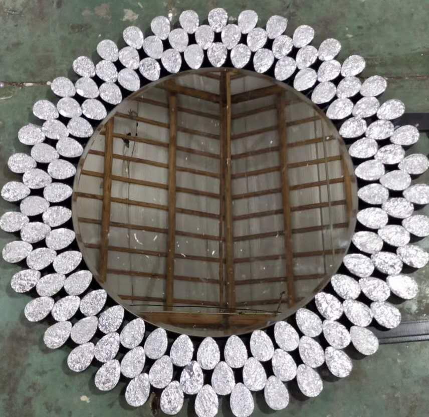 Ejia Photo Frame 90X90cm With Diamond Decorative Mirror