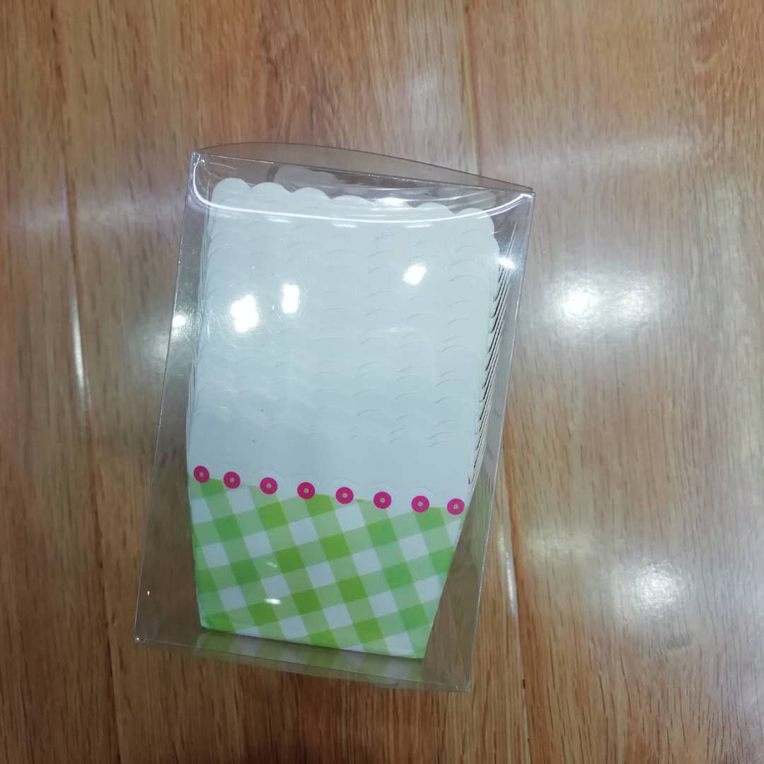 Steamed Cupcake Material Set Household High-Temperature Baking Packaging Paper Box Disposable Green Specification drawing
