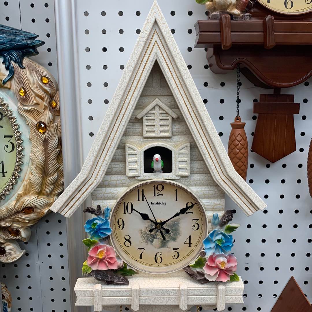 座钟钟表挂钟时间挂件家居客厅计时工具摆件创意钟表图