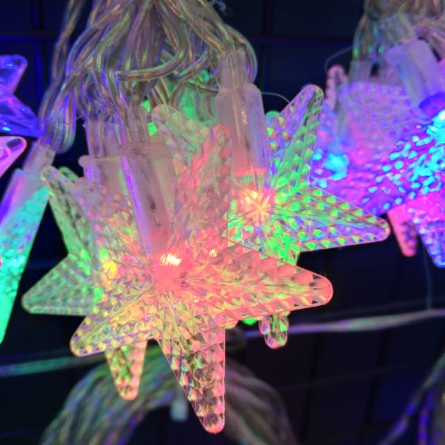 The popular Led color light string flashes neon lights, creating a sky full of stars details Picture