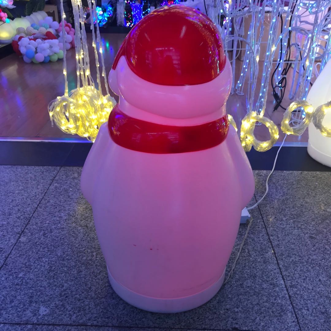 圣诞节新年节日雪人摆件led多色亮灯室内户外装饰灯商场工程亮化细节图